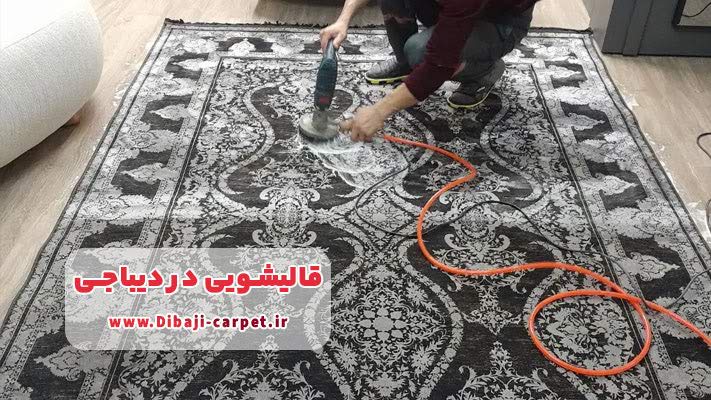 خشکشویی موکت در منزل در دیباجی